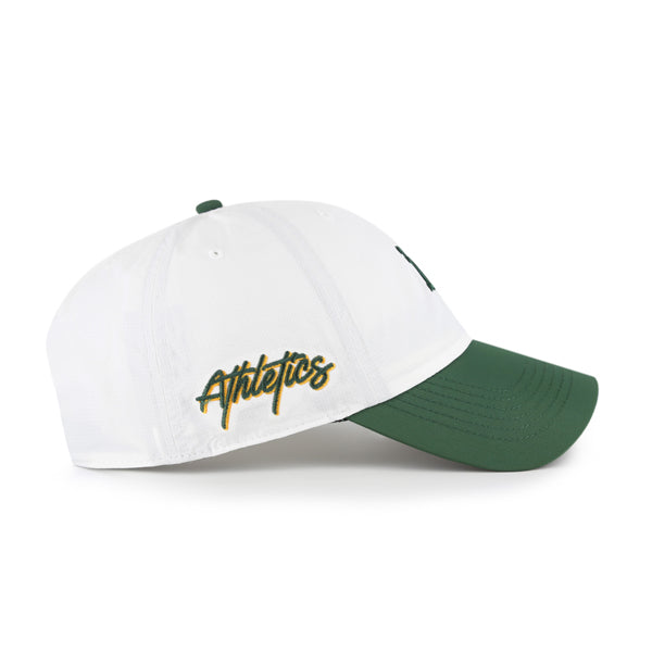 Pictured is this MLB Oakland Athletics Vista Mini '47 CLEAN UP cap in white. 4