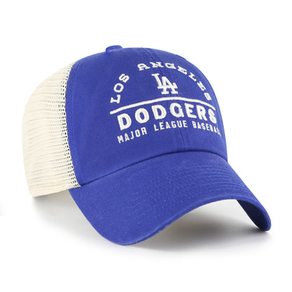 Pictured is this MLB Los Angeles Dodgers Windham Mesh ’47 CLEAN UP cap in green. 3