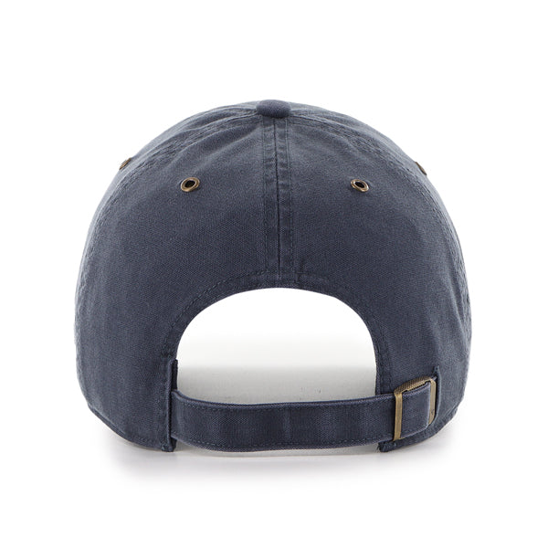 Pictured is this MLB New York Yankees Windham Suede '47 CLEAN UP cap in navy. 2
