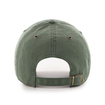 Pictured is this MLB Oakland Athletics Windham Suede '47 CLEAN UP cap in black. 3