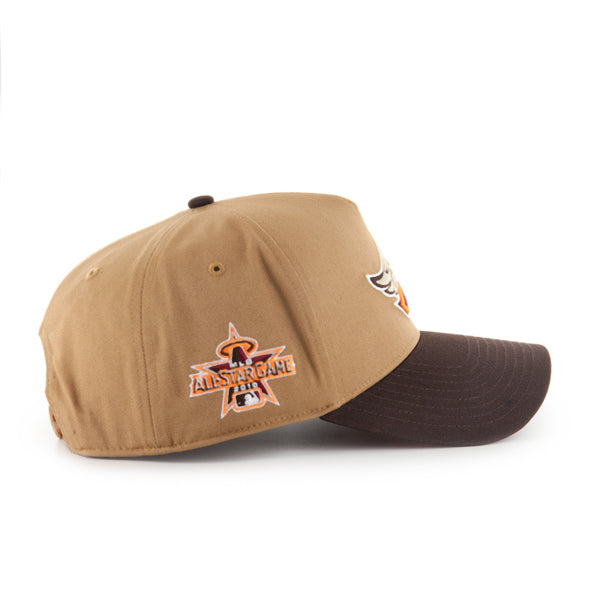 Pictured is this MLB Los Angeles Angels Sure Shot '47 MVP cap in beige/khaki. 3