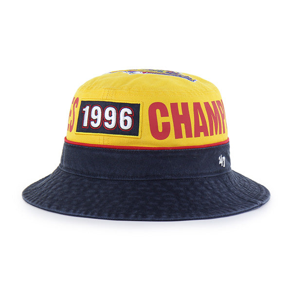 Pictured is this MLB New York Yankees 96 Yankees ’47 BUCKET cap in yellow. 3