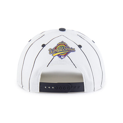Pictured is this MLB New York Yankees 96 Yankees Pinstripe ’47 HITCH cap in white. 2