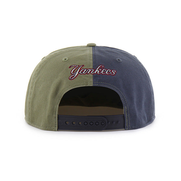 Pictured is this MLB New York Yankees 96 Yankess Split ’47 CAPTAIN RL cap in green. 3