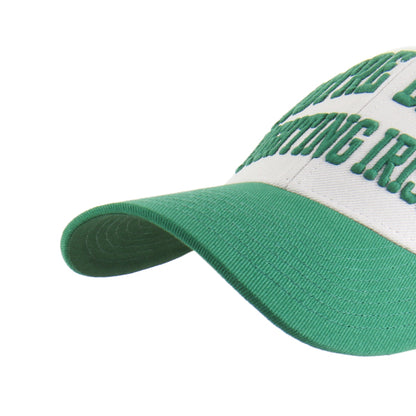 Pictured is this Collegiate Notre Dame Fighting Irish Broke Line ’47 MVP cap in natural. 4
