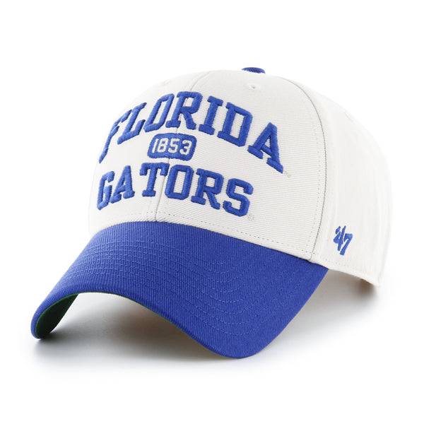 Pictured is this Collegiate Florida Gators Broke Line '47 MVP cap in natural. 4