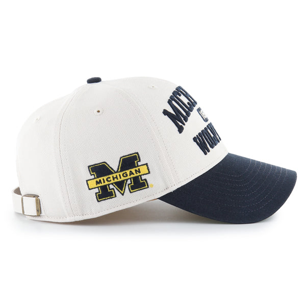 Pictured is this Collegiate Michigan Wolverines Broke Line ’47 MVP cap in natural. 3