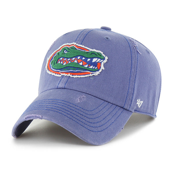 Pictured is this Collegiate Florida Gators Weathered '47 CLEAN UP cap in blue. 1