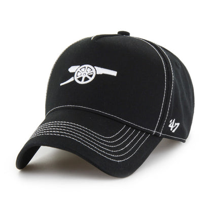 Pictured is this Arsenal FC Contrast Stitch '47 MVP cap in black. 1