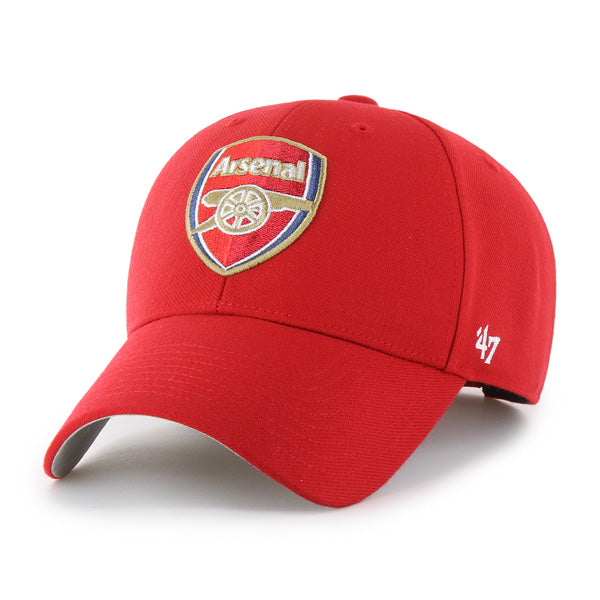 Pictured is this Arsenal FC Kids ’47 MVP cap in red. 1