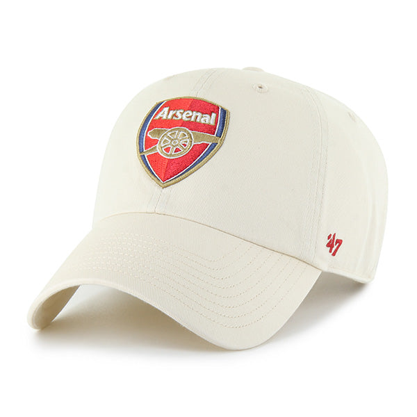 Pictured is this Arsenal FC '47 CLEAN UP cap in natural. 1
