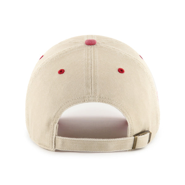 Pictured is this NFL Kansas City Chiefs Breaking Trail '47 CLEAN UP cap in natural. 2