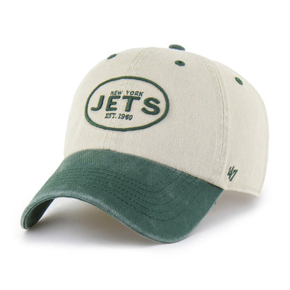 Pictured is this NFL New York Jets Breaking Trail '47 CLEAN UP cap in natural. 4