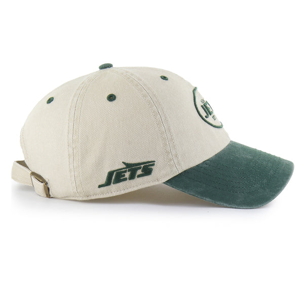 Pictured is this NFL New York Jets Breaking Trail '47 CLEAN UP cap in natural. 3