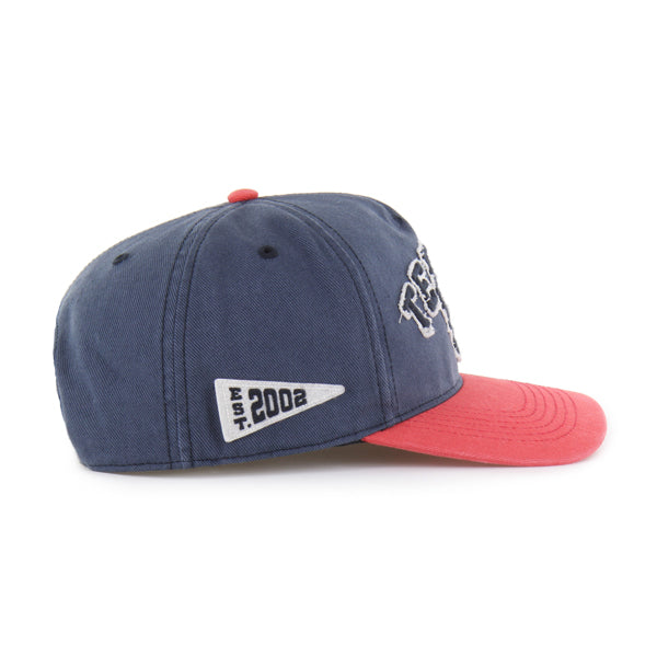 Pictured is this NFL Calderwood Houston Texans ’47 HITCH RF cap in dark blue & red. 3