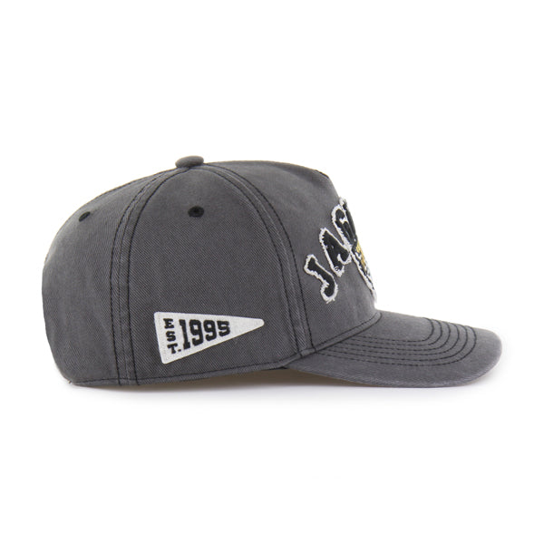 Pictured is this NFL Calderwood Jacksonville Jaguars ’47 HITCH RF cap in grey. 3