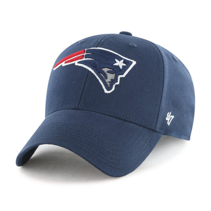 Pictured is this NFL New England Patriots Legend '47 MVP cap in navy. 1