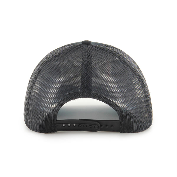 Pictured is this NFL Hardline Las Vegas Raiders ’47 TRUCKER RF cap in black. 2