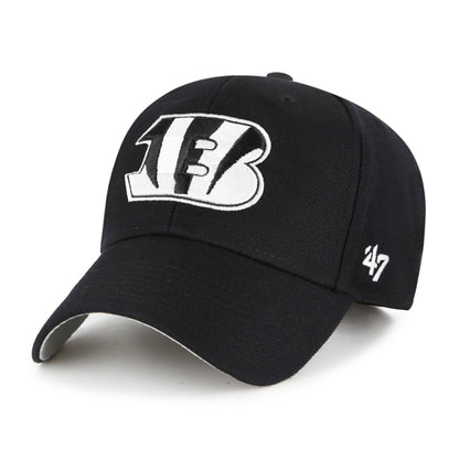 Pictured is this NFL Cincinnati Bengals ’47 MVP cap in black. 1