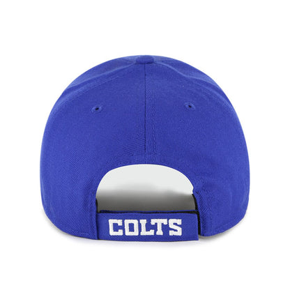 Pictured is this NFL Indianapolis Colts ’47 MVP cap in blue. 2