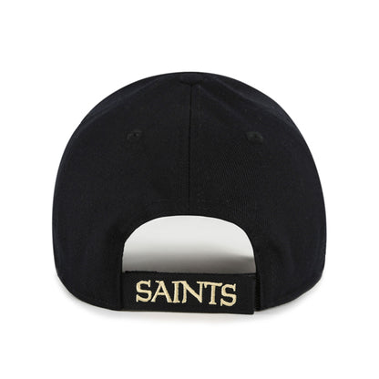 Pictured is this NFL New Orleans Saints ’47 MVP cap in black. 2