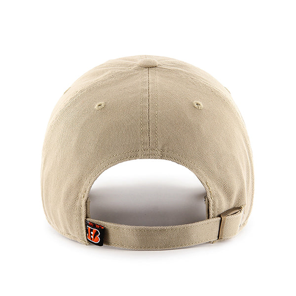 Pictured is this NFL Cincinnati Bengals ’47 CLEAN UP cap in khaki. 2