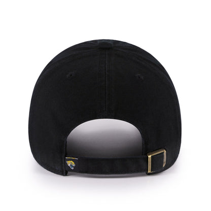 Pictured is this NFL Jacksonville Jaguars ’47 CLEAN UP cap in black on black. 3