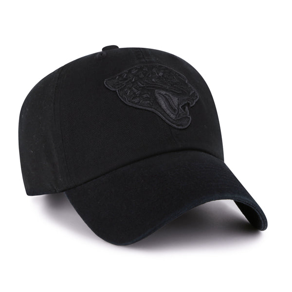 Pictured is this NFL Jacksonville Jaguars ’47 CLEAN UP cap in black on black. 2