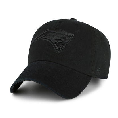 Pictured is this NFL New England Patriots ’47 CLEAN UP cap in black on black. 1