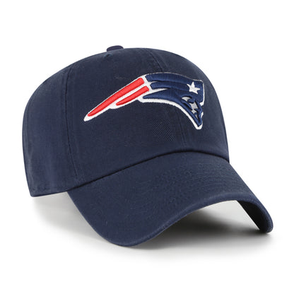 Pictured is this NFL New England Patriots ’47 CLEAN UP cap in navy. 2