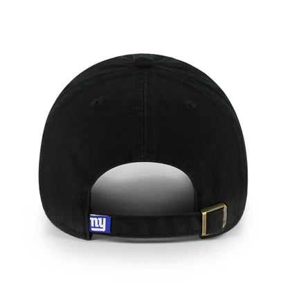 Pictured is this NFL New York Giants ’47 CLEAN UP cap in black on black. 3