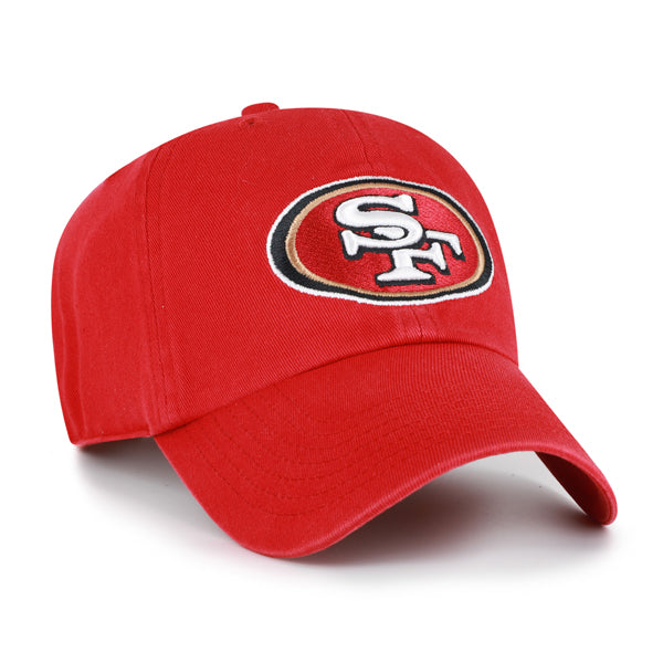 Pictured is this NFL San Francisco 49ers ’47 CLEAN UP cap in dark red. 2