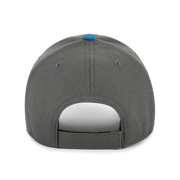 Pictured is this NFL Miami Dolphins Split Block ’47 MVP cap in charcoal. 3