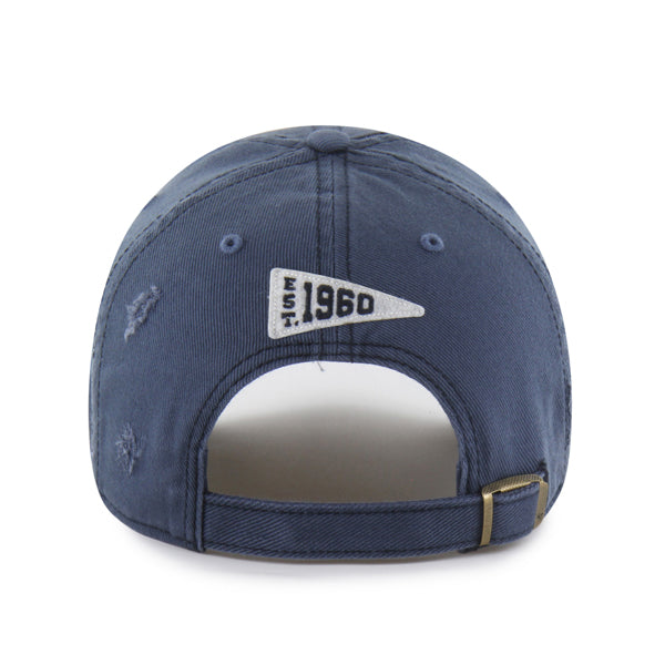Pictured is this NFL Seymore New England Patriots ’47 CLEAN UP cap in dark blue. 2