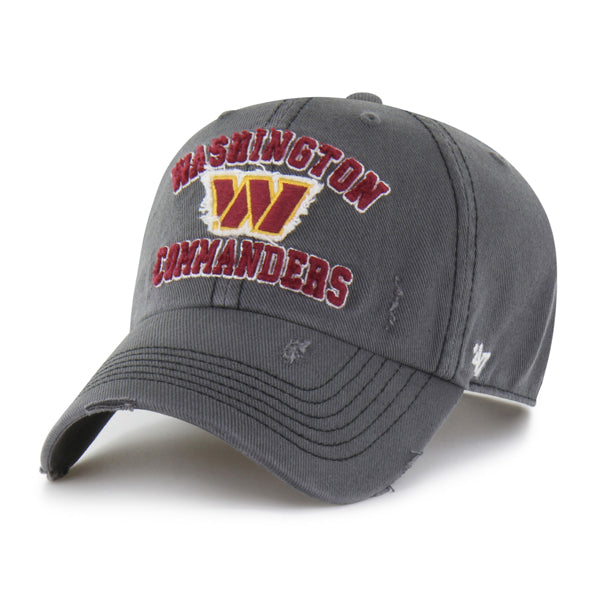 Pictured is this NFL Seymore Washington Commanders ’47 CLEAN UP cap in grey. 1