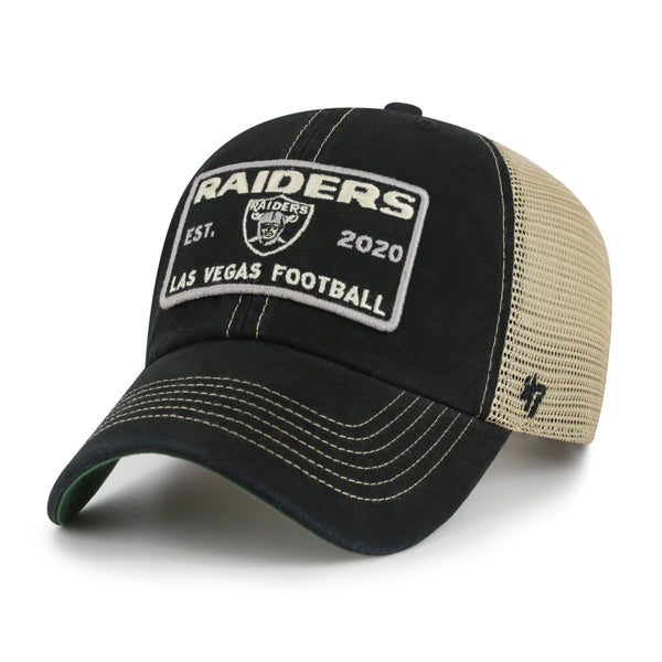 Pictured is this NFL Las Vegas Raiders '47 CLEAN UP cap in black. 1