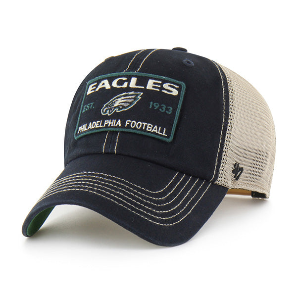 Pictured is this NFL Philadelphia Eagles '47 CLEAN UP cap in black. 1
