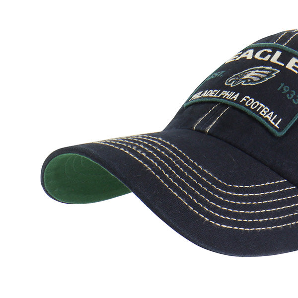 Pictured is this NFL Philadelphia Eagles '47 CLEAN UP cap in black. 3