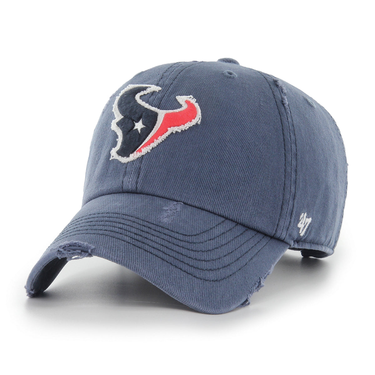 Pictured is this NFL Weathered Houston Texans ’47 CLEAN UP cap in dark blue. 1
