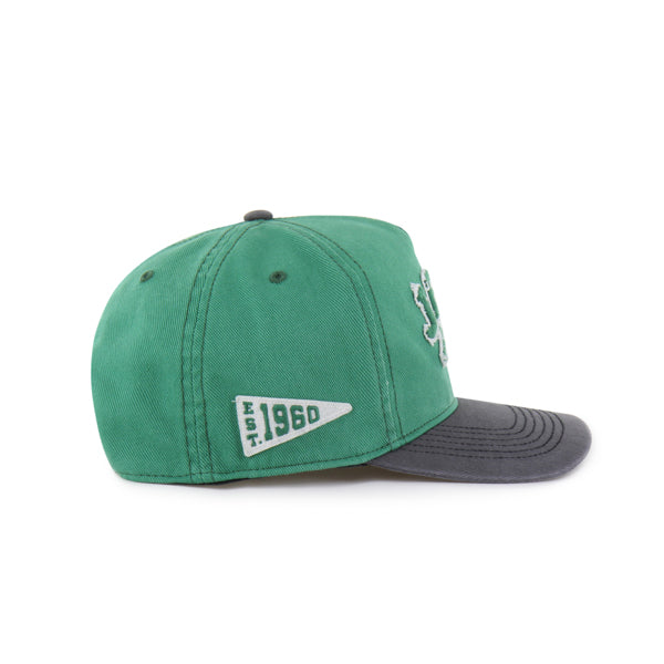 Pictured is this NFL Calderwood New York Jets ’47 HITCH RF cap in grey. 3