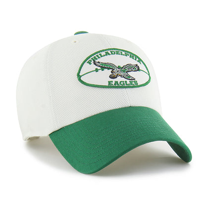 Pictured is this NFL Philadelphia Eagles Pique Patch ’47 CLEAN UP cap in medium beige. 3