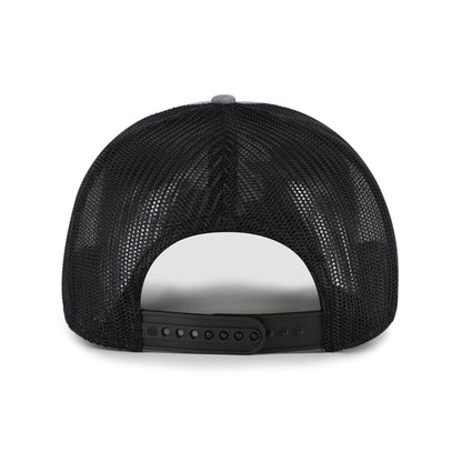 Pictured is this NHL Boston Bruins Carbon Rope '47 TRUCKER cap in dark grey. 3
