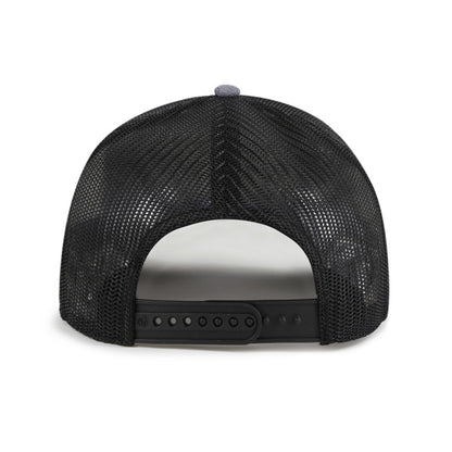 Pictured is this NHL Edmonton Oilers Carbon Rope '47 TRUCKER cap in dark grey. 2