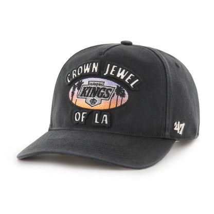 Pictured is this NHL Los Angeles Kings Charlton '47 HITCH cap in black. 3