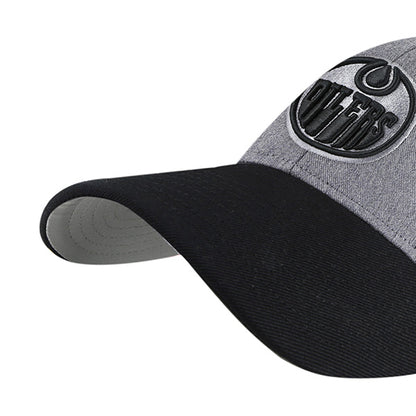 Pictured is this NHL Edmonton Oilers Granite '47 MVP cap in dark grey. 3