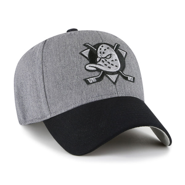 Pictured is this NHL Anaheim Ducks Granite '47 MVP cap in dark grey. 2