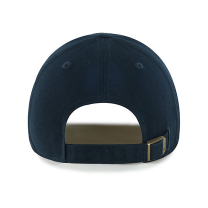 Pictured is this NHL Vancouver Canucks Legend '47 MVP cap in navy. 2