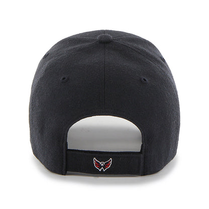 Pictured is this NHL Washington capitals ’47 MVP cap in navy. 2