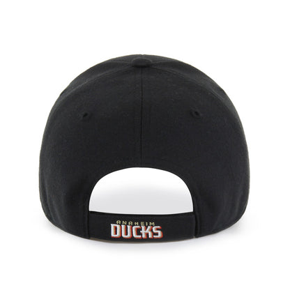 Pictured is this NHL Anaheim Ducks ’47 MVP cap in black. 2