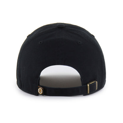 Pictured is this NHL Boston Bruins '47 CLEAN UP cap in black. 2